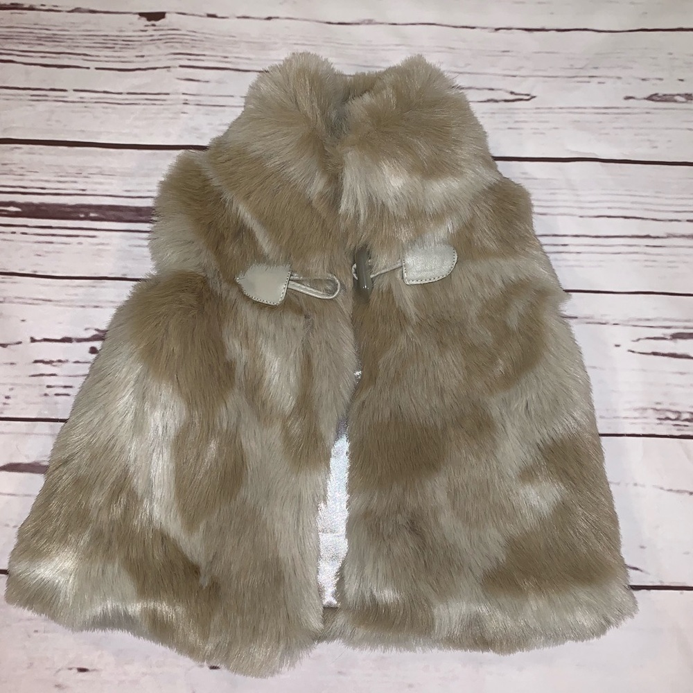 Faux fur vest
